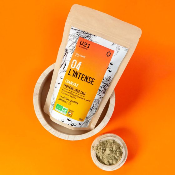v21 protéine végétale de chanvre bio